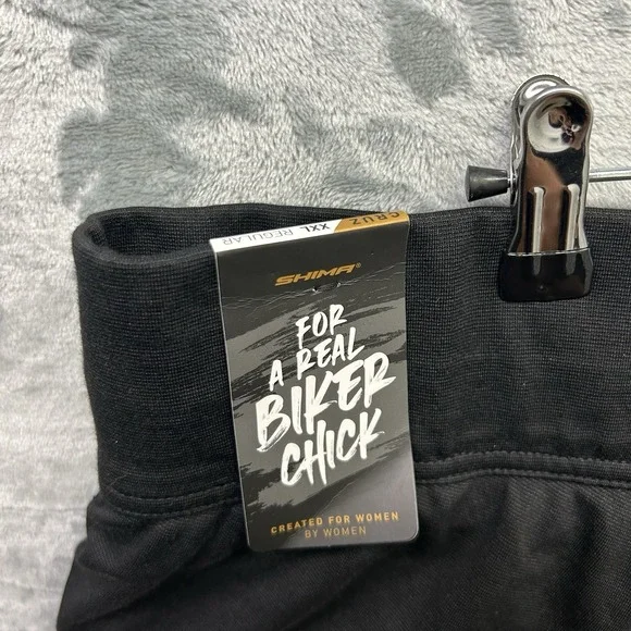 SHIMA Cruz 2.0 Motorcycle Leggings Womens 2XL Black Biker Performance - Picture 12 of 16